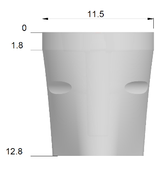 Manipulierimplantat IM-Oversize 3X