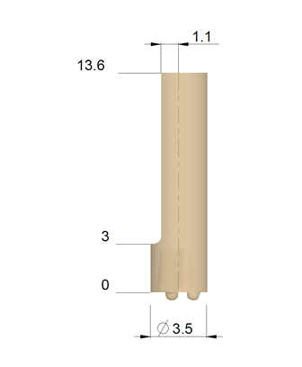 Scanbody IE-Small Bridge Extension