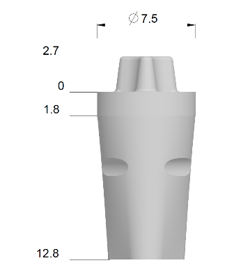 Manipulierimplantat IE-Large