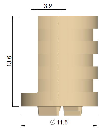 Abformpfosten IM-Oversize 3X