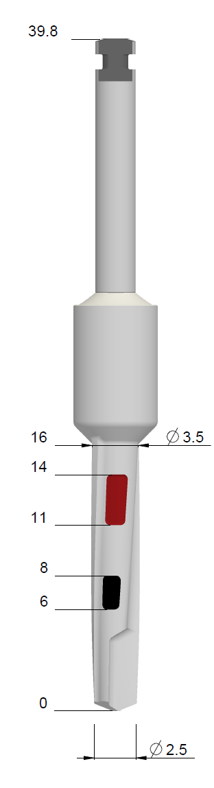 Knochenbohrer Konus