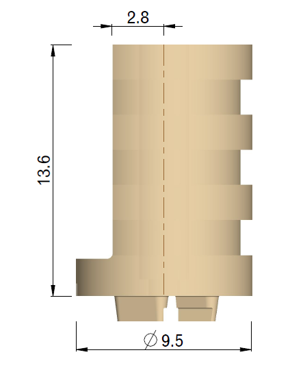 Abformpfosten IM-Oversize X