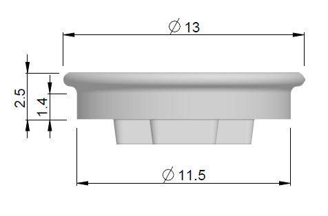 HDK Gingivaformer, auskragend IM-Oversize 3X