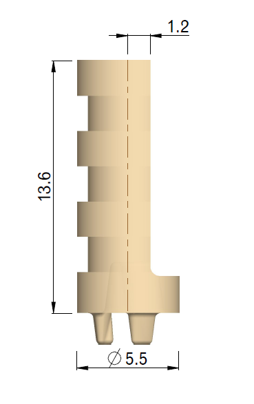 Abformpfosten IE-Regular