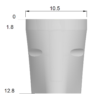 Manipulierimplantat IM-Oversize 2X