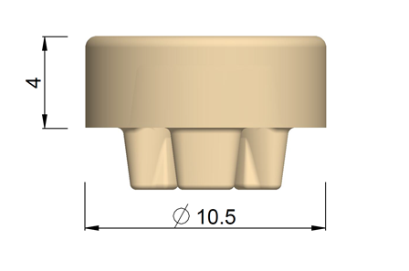 HDK Gingivaformer, zylindrisch IE-Oversize 2X