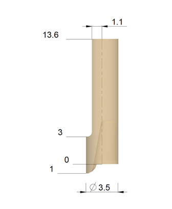 Scanbody IE-Small Single Tooth