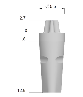 Manipulierimplantat IE-Regular