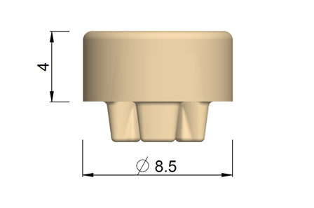 HDK Gingivaformer, zylindrisch IE-Oversize