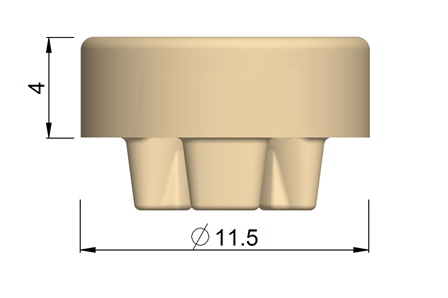 HDK Gingivaformer, zylindrisch IE-Oversize 3X