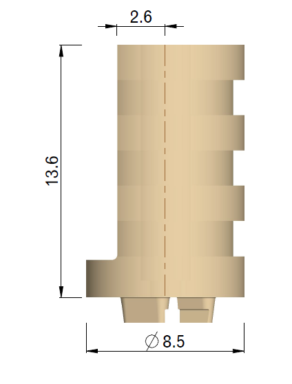 Abformpfosten IM-Oversize