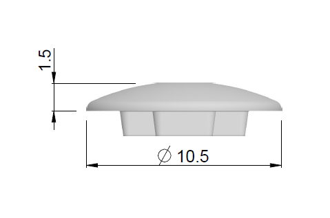 HDK Verschlusskappe IM-Oversize 2X