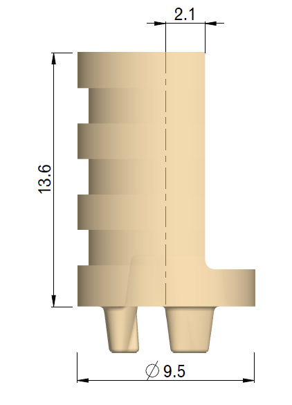 Abformpfosten IE-Oversize X